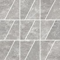 Плитка Rondine Ardesie Grey Mosaico Trapezio 30x30 см, поверхность матовая