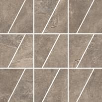 Плитка Rondine Ardesie Taupe Mosaico Trapezio 30x30 см, поверхность матовая