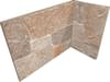 Плитка Rondine Asiago 3D Beige Angolo Interno 20x10x15 10x20 см, поверхность матовая, рельефная