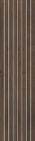 Плитка Rondine Bricola Ebano Tendina 30x120 см, поверхность матовая, рельефная