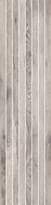 Плитка Rondine Bricola Fumo Tendina 30x120 см, поверхность матовая, рельефная