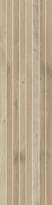 Плитка Rondine Bricola Miele Tendina 30x120 см, поверхность матовая, рельефная