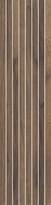 Плитка Rondine Bricola Noce Tendina 30x120 см, поверхность матовая, рельефная