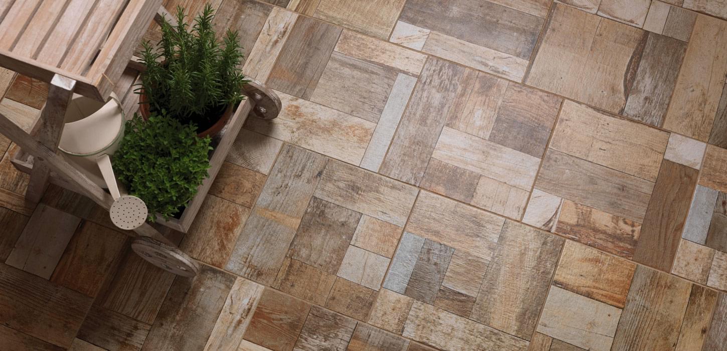 керамогранит фабрики Rondine коллекция Cobblewood