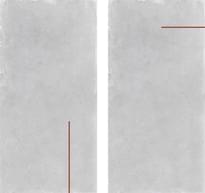 Плитка Rondine Concrete Light Grey Dec Frame Rect 40x80 см, поверхность матовая