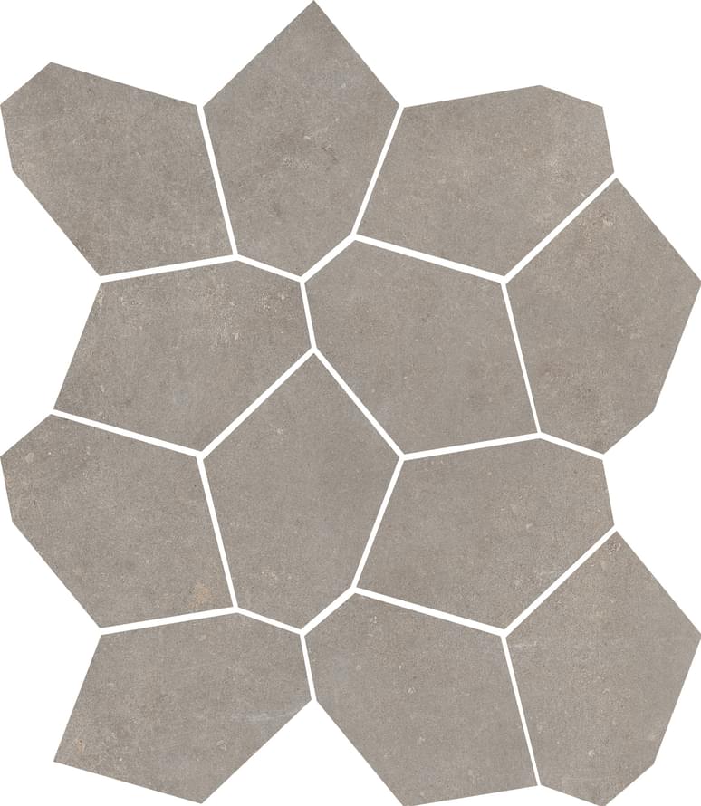 Rondine Concrete Taupe Mosaico Piramide 30x30