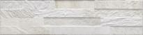 Плитка Rondine Cubics White 15x61 см, поверхность матовая, рельефная