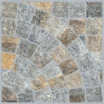 Плитка Rondine Emilia Multicolor Arco 60.5x60.5 см, поверхность матовая, рельефная