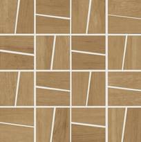 Плитка Rondine Ever Oak Mosaico Trapezio 30x30 см, поверхность матовая