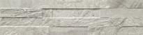 Плитка Rondine Gioia 3D Grigio 15x61 см, поверхность матовая, рельефная