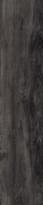 Плитка Rondine Greenwood Nero 24x120 см, поверхность матовая, рельефная