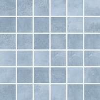 Плитка Rondine Industrial Color Chic Royal Blue Mosaico 30x30 см, поверхность матовая