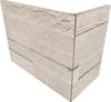 Плитка Rondine Loft 3D Beige Angolo Esterno 20x10x15 10x20 см, поверхность матовая, рельефная