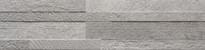 Плитка Rondine Loft 3D Grey 15x61 см, поверхность матовая, рельефная