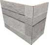 Плитка Rondine Loft 3D Grey Angolo Esterno 20x10x15 10x20 см, поверхность матовая, рельефная