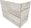 Плитка Rondine Loft 3D White Angolo Esterno 20x10x15 10x20 см, поверхность матовая, рельефная