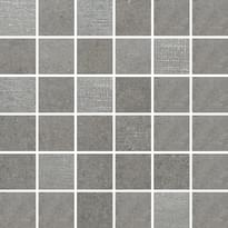 Плитка Rondine Loft Grey Mosaico 30x30 см, поверхность матовая