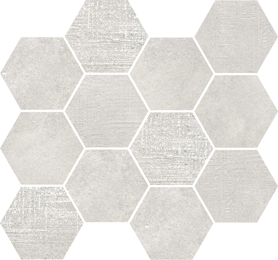 Rondine Loft White Mosaico Esagona 35x30.3