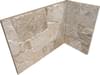 Плитка Rondine Lyon 3D Sand Angolo Interno 20x10x15 10x20 см, поверхность матовая, рельефная