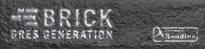 Плитка Rondine New York Black Firma Brick 6x25 см, поверхность матовая