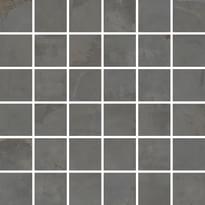 Плитка Rondine Oxyd Grey Mosaico Rect 30x30 см, поверхность матовая