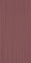 Плитка Rondine Pastel X Burgundy Plisse Ret 60x120 см, поверхность матовая, рельефная
