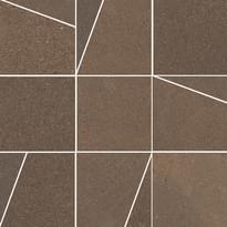 Плитка Rondine Pietra Di Panama Brown Mosaico Trapezi 30.5x30.5 см, поверхность матовая