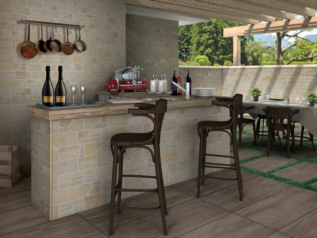 керамогранит фабрики Rondine коллекция Pietre Di Fiume