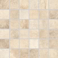 Плитка Rondine Provence Cream Mosaico 30x30 см, поверхность матовая, рельефная
