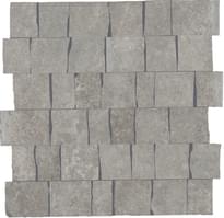 Плитка Rondine Provence Grey Spaccatella 30x30 см, поверхность матовая, рельефная