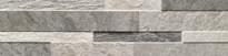 Плитка Rondine Quarzi 3D Grey 15x61 см, поверхность матовая, рельефная