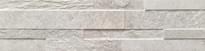 Плитка Rondine Quarzi 3D White 15x61 см, поверхность матовая, рельефная