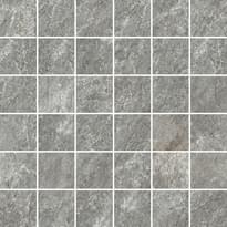 Плитка Rondine Quarzi Grey Mosaico 30x30 см, поверхность матовая