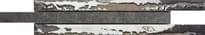 Плитка Rondine Rust Metal Coal Fascia 6x30 см, поверхность матовая