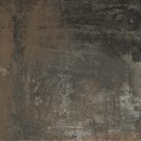 Плитка Rondine Rust Metal Coal Rect 60x60 см, поверхность матовая