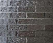 Плитка Rondine Skyline Dark Grey 6x25 см, поверхность глянец, рельефная