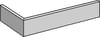 Плитка Rondine Skyline Grey Angolo Incollato 12x25x6 12x25 см, поверхность глянец, рельефная
