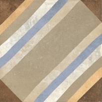 Плитка Rondine Swing Decor Beige Multicolor 04 20.3x20.3 см, поверхность матовая