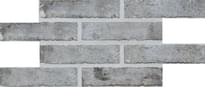 Плитка Rondine The Wall Grey Su Rete 51.6x27.2 см, поверхность матовая, рельефная