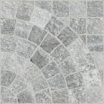 Плитка Rondine Valeria Cenere Arco 60.5x60.5 см, поверхность матовая, рельефная