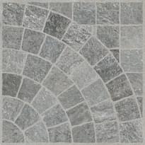 Плитка Rondine Valeria Grigio Arco 60.5x60.5 см, поверхность матовая, рельефная