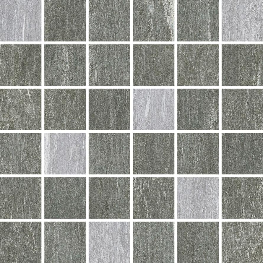 Rondine Valsertal Stone Dark Grey Mosaico 30x30
