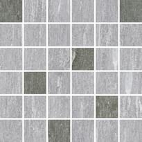 Плитка Rondine Valsertal Stone Grey Mosaico 30x30 см, поверхность матовая