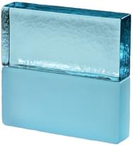 Плитка S.Anselmo Glass Bricks Aquamarine 11.6x24.6 см, поверхность микс