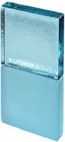 Плитка S.Anselmo Glass Bricks Aquamarine Half 11.6x12.1 см, поверхность микс