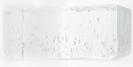 S.Anselmo Glass Bricks Bubble Half 5.3x12