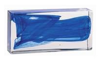 Плитка S.Anselmo Glass Bricks Cloud Dark Blue 11.6x24.6 см, поверхность глянец