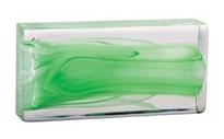 Плитка S.Anselmo Glass Bricks Cloud Green 11.6x24.6 см, поверхность глянец