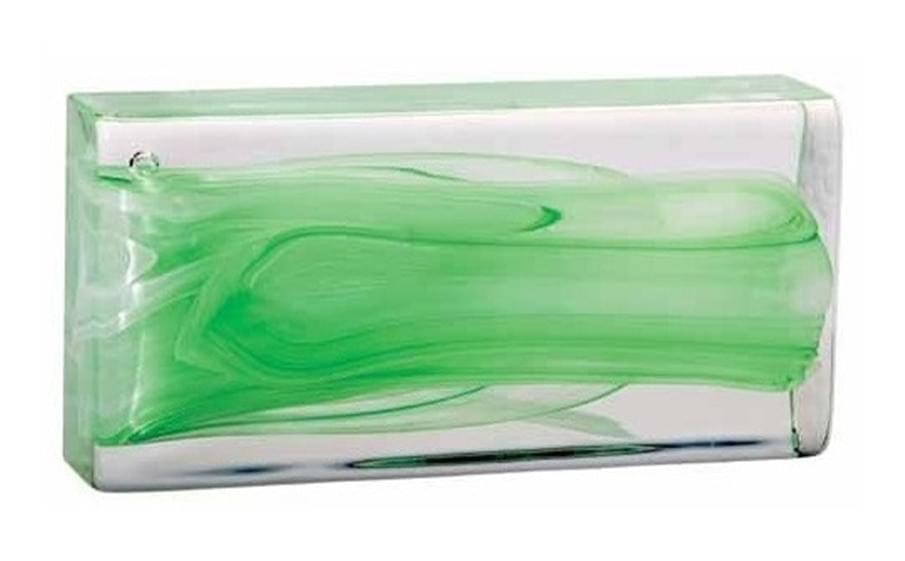 S.Anselmo Glass Bricks Cloud Green 11.6x24.6