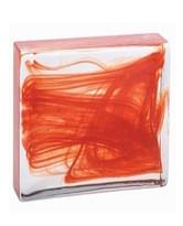 Плитка S.Anselmo Glass Bricks Cloud Red Half 11.6x12.1 см, поверхность глянец